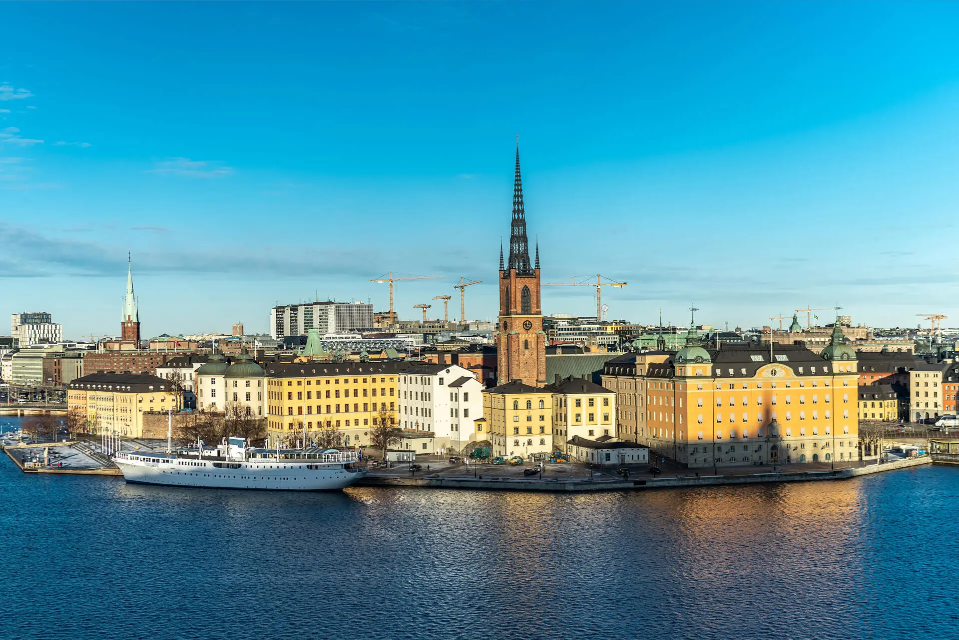 Students collaborating in a modern classroom setting